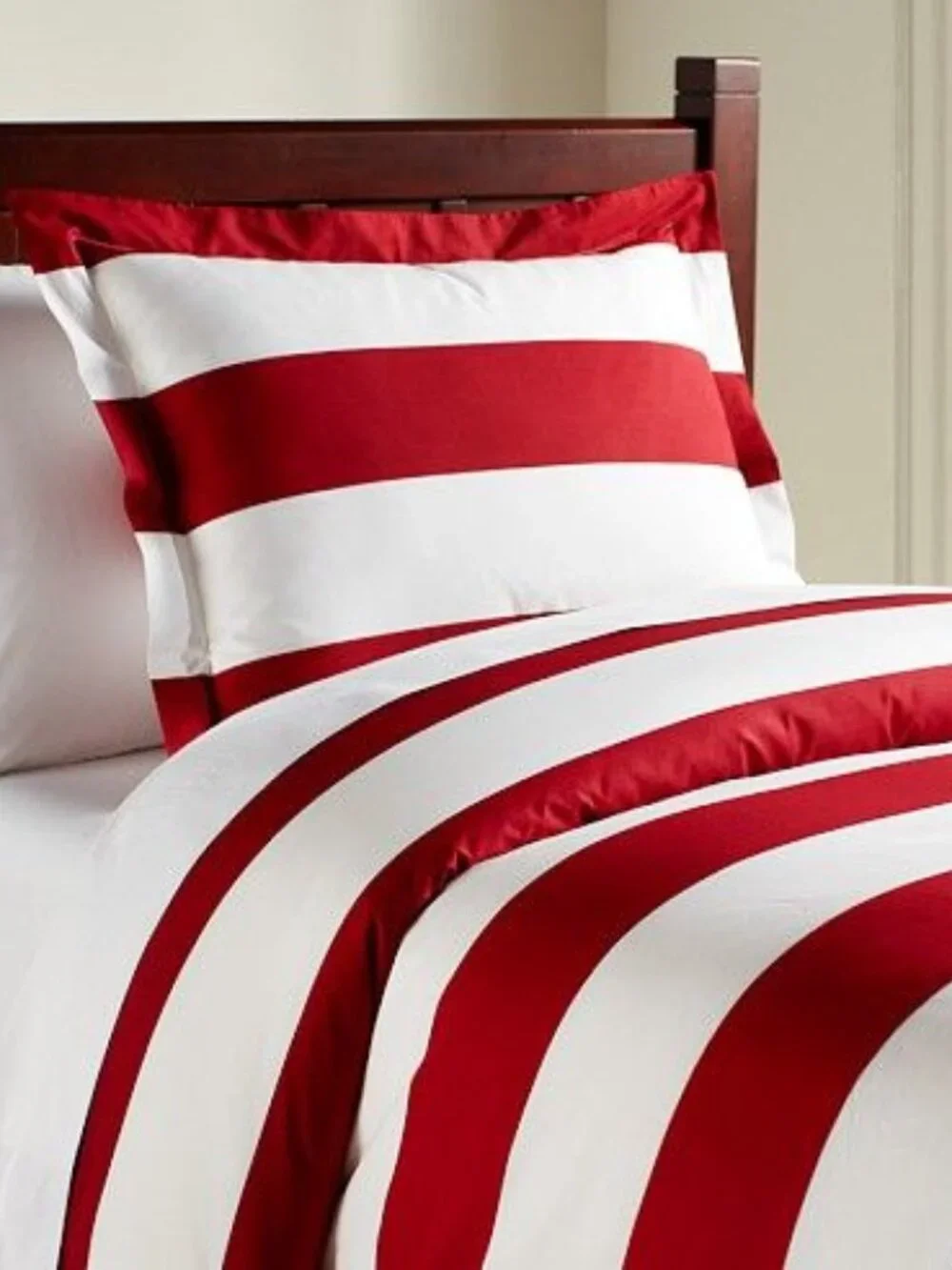 POTTERY BARN KIDS Rugby Stripe Duvet Cover